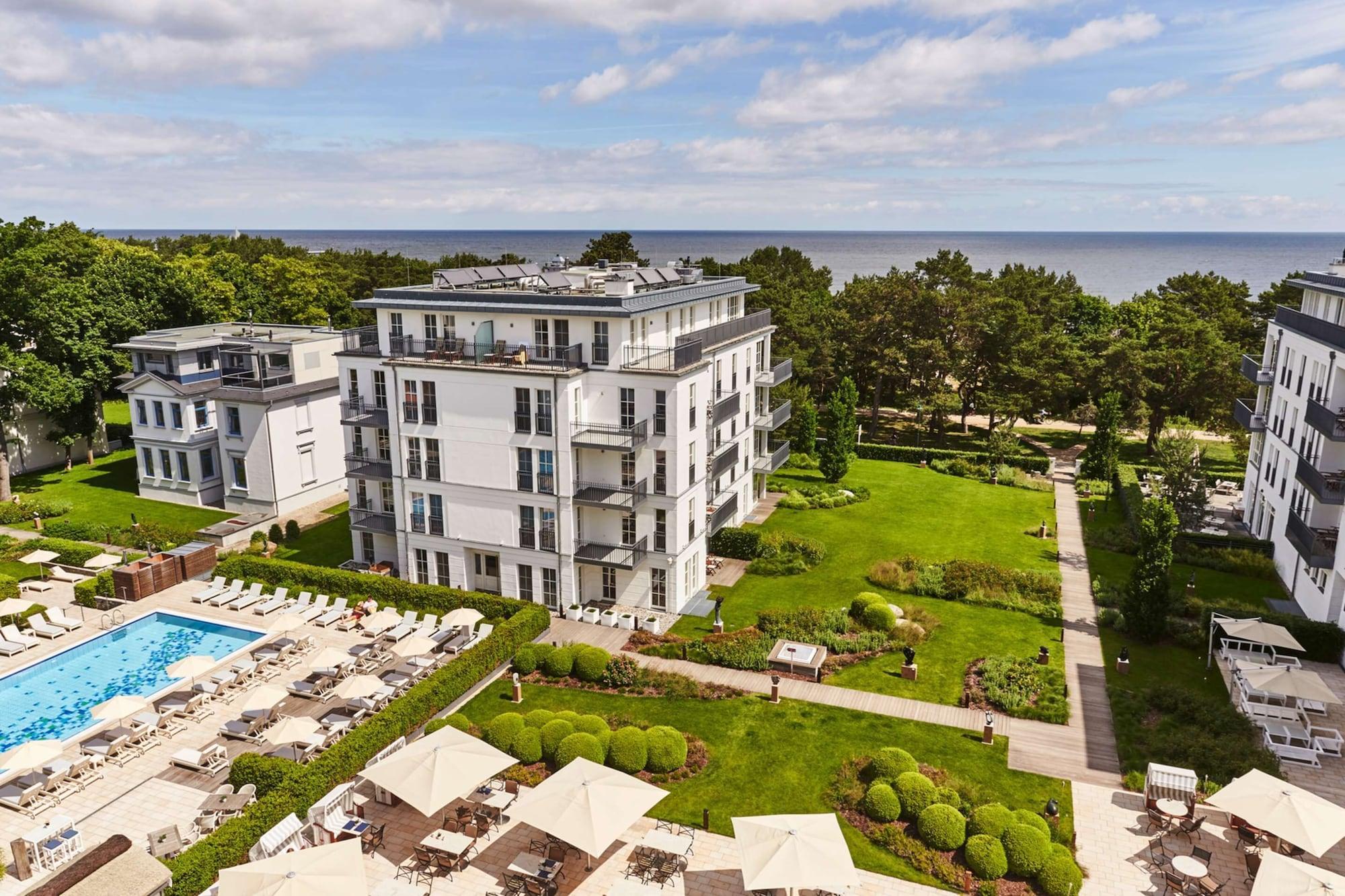 Steigenberger Grandhotel & Spa Heringsdorf Luaran gambar Aerial view of the Baltic Sea